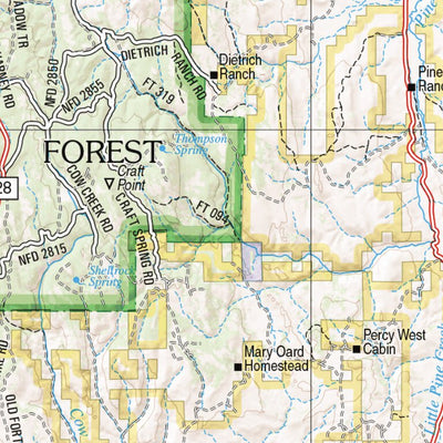 Oregon Atlas & Gazetteer Page 82 Preview 3