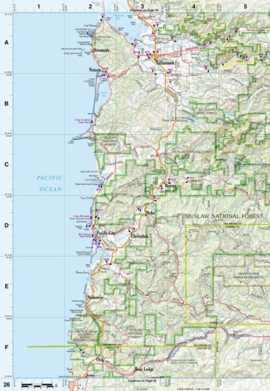 Oregon Atlas & Gazetteer Page 26 Preview 1