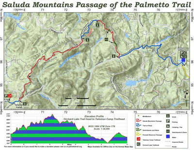 Saluda Mountains Passage of the Palmetto Trail Preview 1