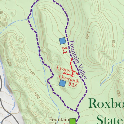 Roxborough State Park Map Preview 2