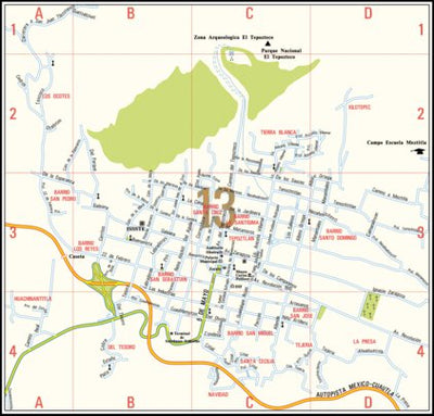 Guia Roji Calles Ciudad de Cuernavaca / Zona Urbana Preview 3