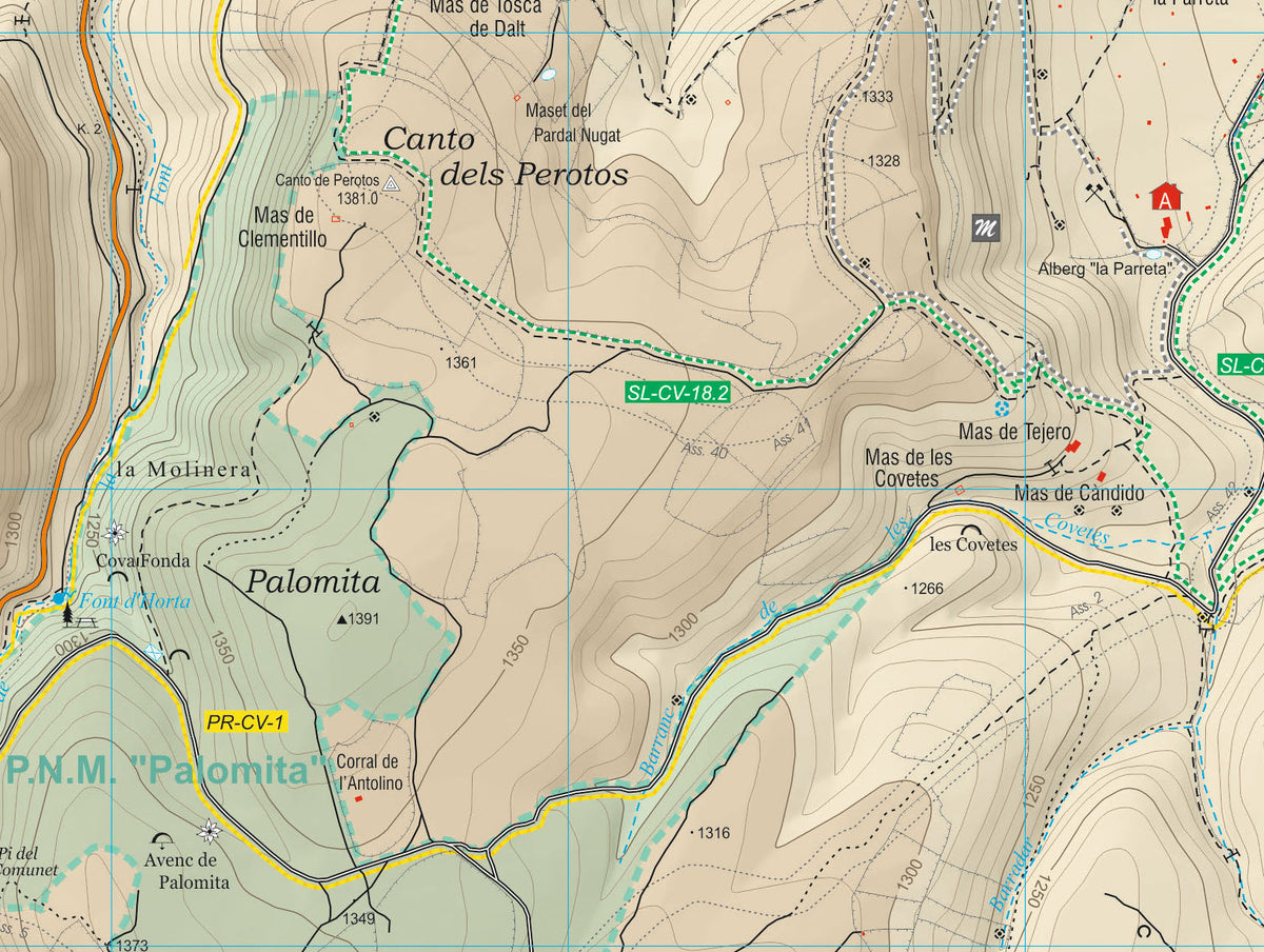 Vilafranca. Els Ports Map by el Tossal Cartografies | Avenza Maps