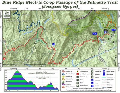 Blue Ridge Electric Co-op of the Palmetto Trail (Jocassee Gorges) Preview 1