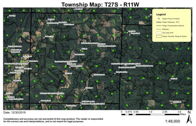 McKinley T27S R11W Township Map Preview 1