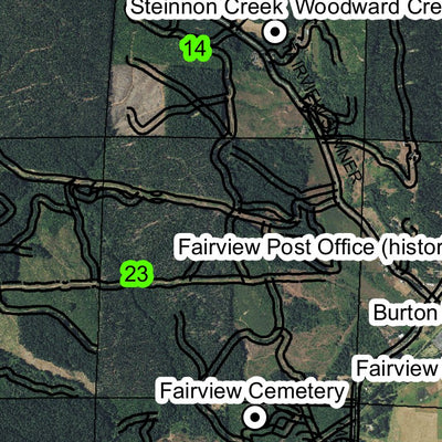 Fairview T27S R12W Township Map Preview 2