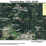 Coquille T27S R13W Township Map Preview 1