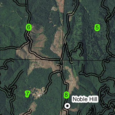 Coquille T27S R13W Township Map Preview 3