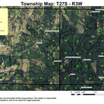 Cavitt Creek T27S R3W Township Map Preview 1