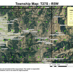 East Roseburg T27S R5W Township Map Preview 1