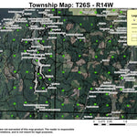 Charleston T26S R14W Township Map Preview 1