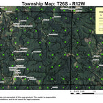 Sumner T26S R12W Township Map Preview 1