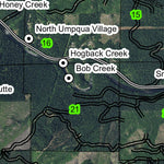 Idleyld Creek T26S R3WE Township Map Preview 2