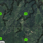 Thunder Mountain T26S R1W Township Map Preview 3