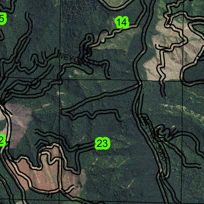 Cold Springs T26S R9W Township Map Preview 2