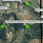 Idleyld Creek T26S R3W Township Map Preview 2