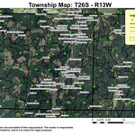 Coos Bay South T26S R13W Township Map Preview 1