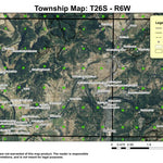 Garden Valley T26S R6W Township Map Preview 1