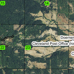 Hubbard Creek T26S R7W Township Map Preview 2