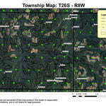 Baughman LO T26S R8W Township Map Preview 1