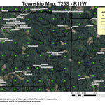 Allegany T25S R11W Township Map Preview 1