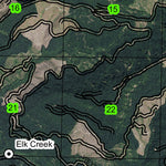 Ferrin Creek T25S R10W Township Map Preview 2