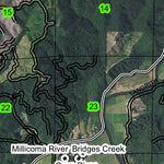 Coos River T25S R12W Township Map Preview 2