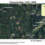 Bateman LO T25S R8W Township Map Preview 1