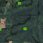 Bateman LO T25S R8W Township Map Preview 2