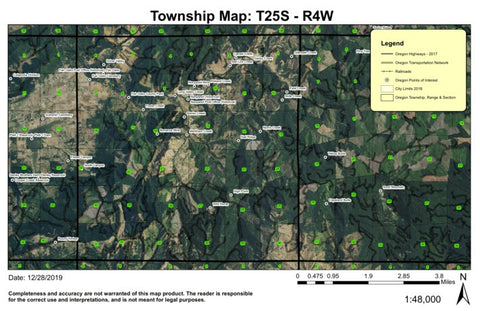 Fair Oaks T25S R4W Township Map Preview 1