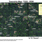 Rock Creek T25S R2W Township Map Preview 1