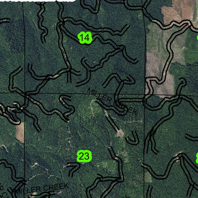 Rock Creek T25S R2W Township Map Preview 2