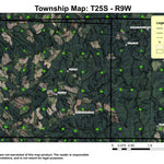 Kelly Butte T25S R9W Township Map Preview 1