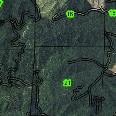 Kelly Butte T25S R9W Township Map Preview 3