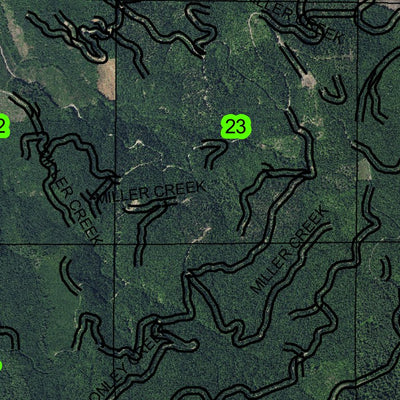 Scott Mountain T25S R3WE Township Map Preview 3
