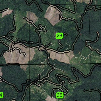 Silver Creek T24S R10W Township Map Preview 3