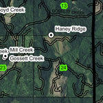 Calapooya Creek T24S R3W Township Map Preview 2