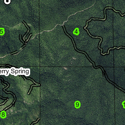 Huckleberry Mountain T24S R1W Township Map Preview 3