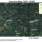 Larson Creek T24S R12W Township Map Preview 1