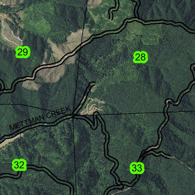Larson Creek T24S R12W Township Map Preview 3