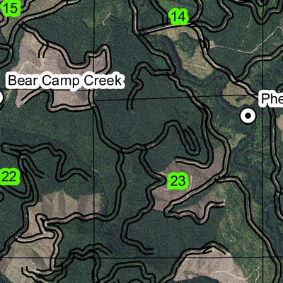 Bear Camp T24S R9W Township Map Preview 2