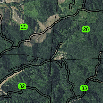 Horsefall Beach T24S R13W Township Map Preview 3
