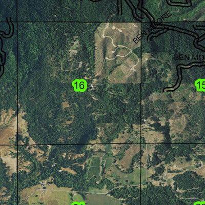 Ben Moore T24S R4W Township Map Preview 3
