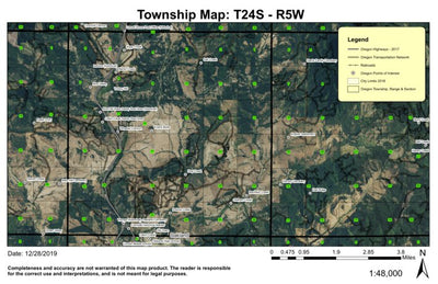 Rice Hill T24S R5W Township Map Preview 1