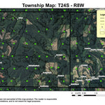 Old Blue LO T24S R8W Township Map Preview 1