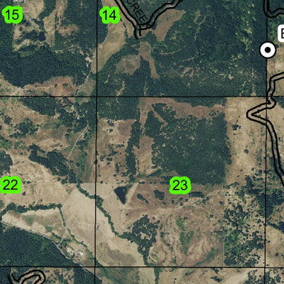 Yellow Creek T24S R6W Township Map Preview 2