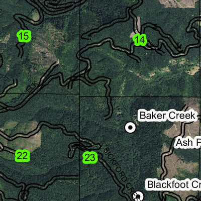 Loon Lake T23S R10W Township Map Preview 2