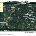 Harness Mountain T23S R3W Township Map Preview 1