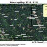 Burnt Mountain T23S R2W Township Map Preview 1