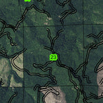 Burnt Mountain T23S R2W Township Map Preview 2