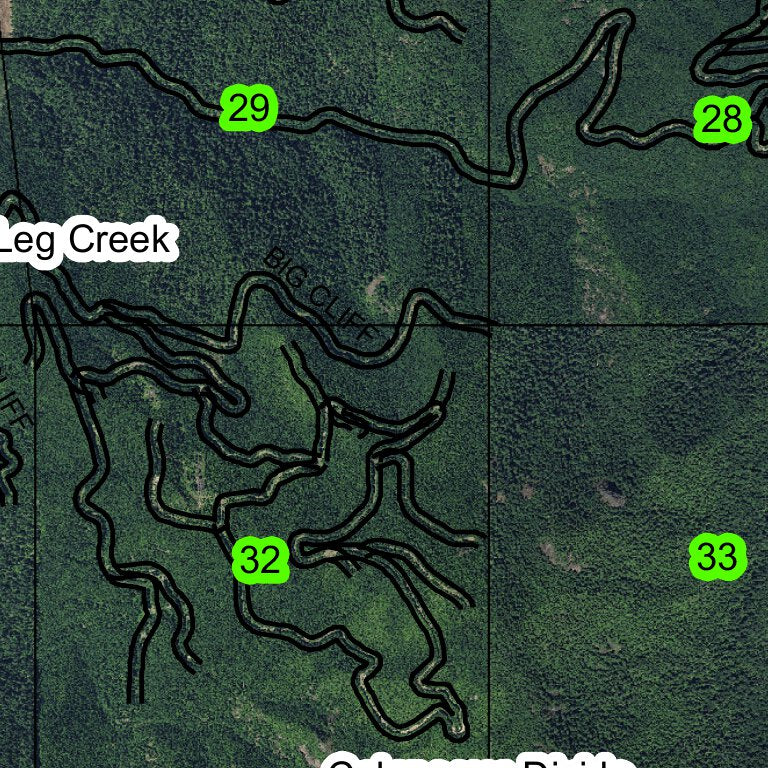 Burnt Mountain T23S R2W Township Map by Super See Services | Avenza Maps